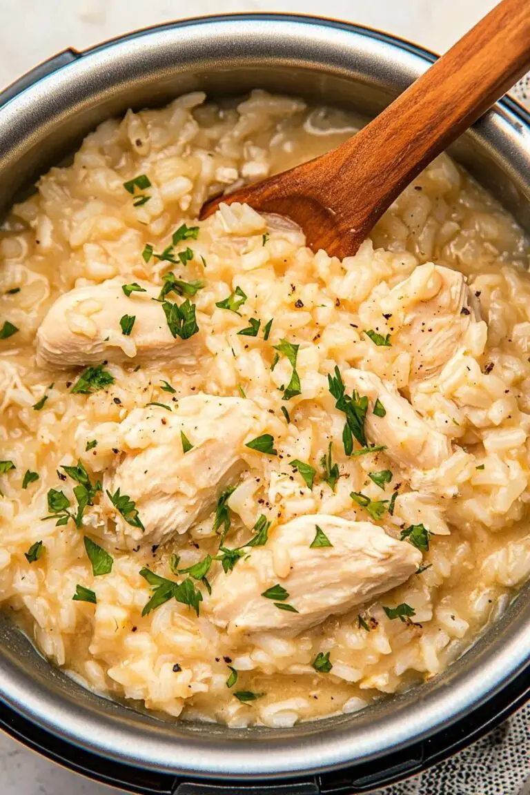Poulet et riz à la mijoteuse Instant Pot