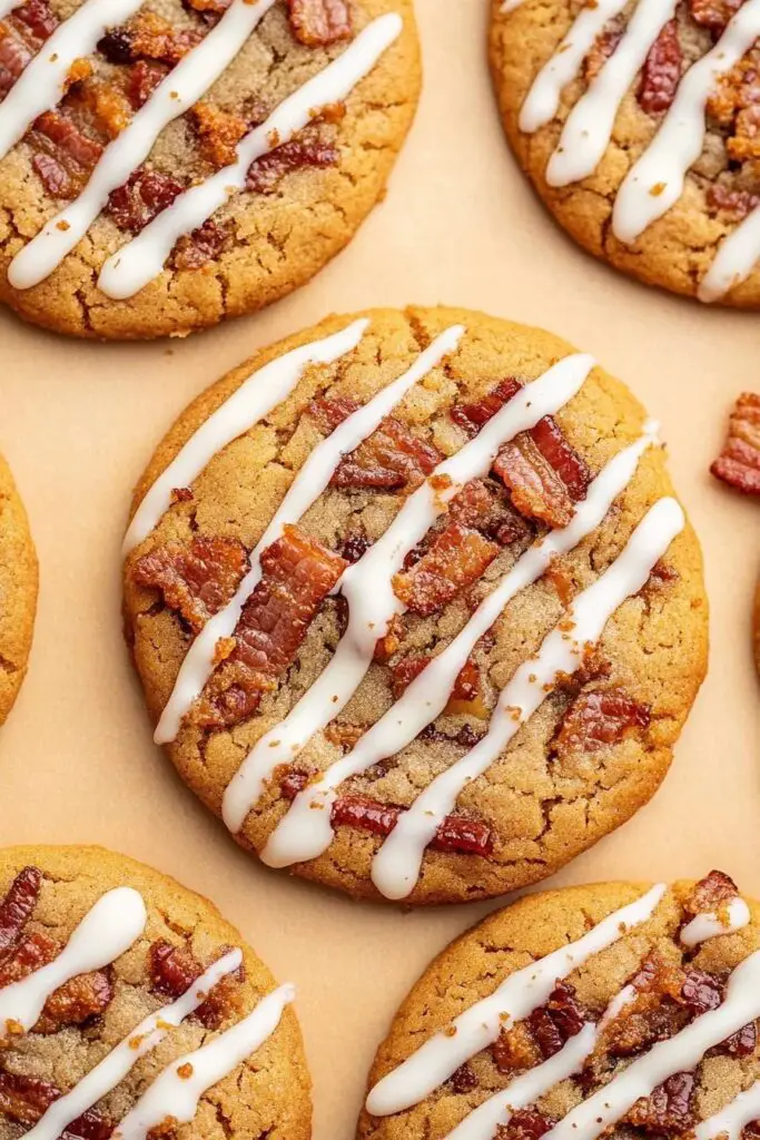 Biscuits au beurre de cookies au bacon