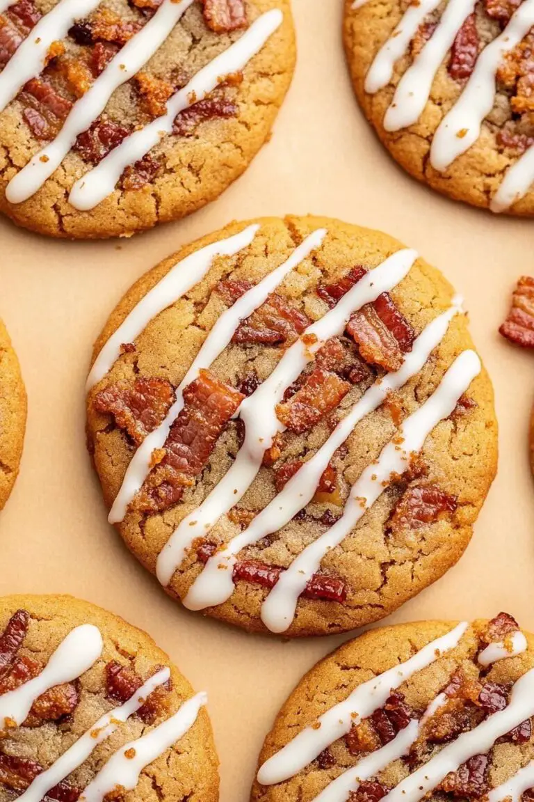 Biscuits au beurre de cookies au bacon