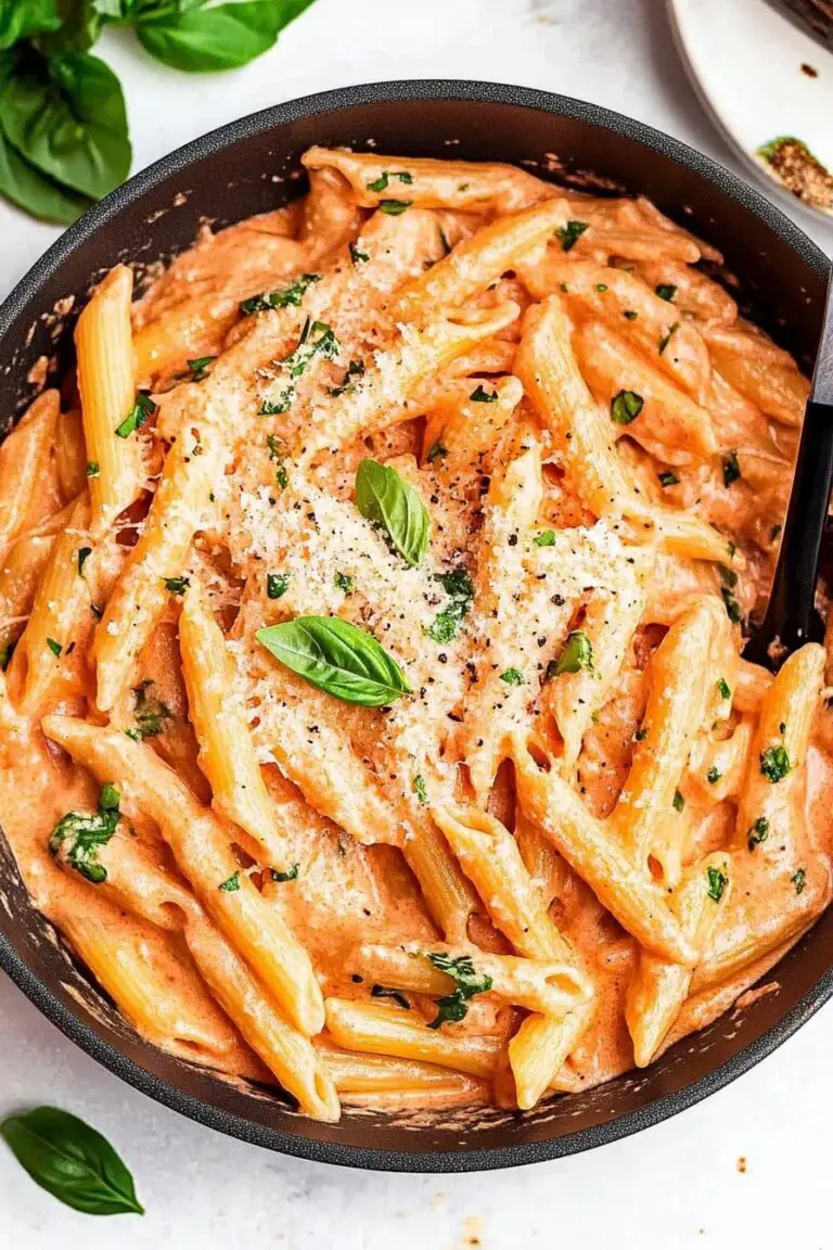Meilleure pâte à sauce rose (repas en 30 minutes)
