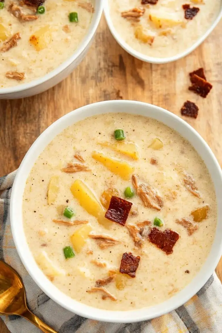 Soupe de pommes de terre facile (extra crémeuse)