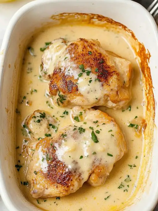 Poulet crémeux au citron (repas en 30 minutes)