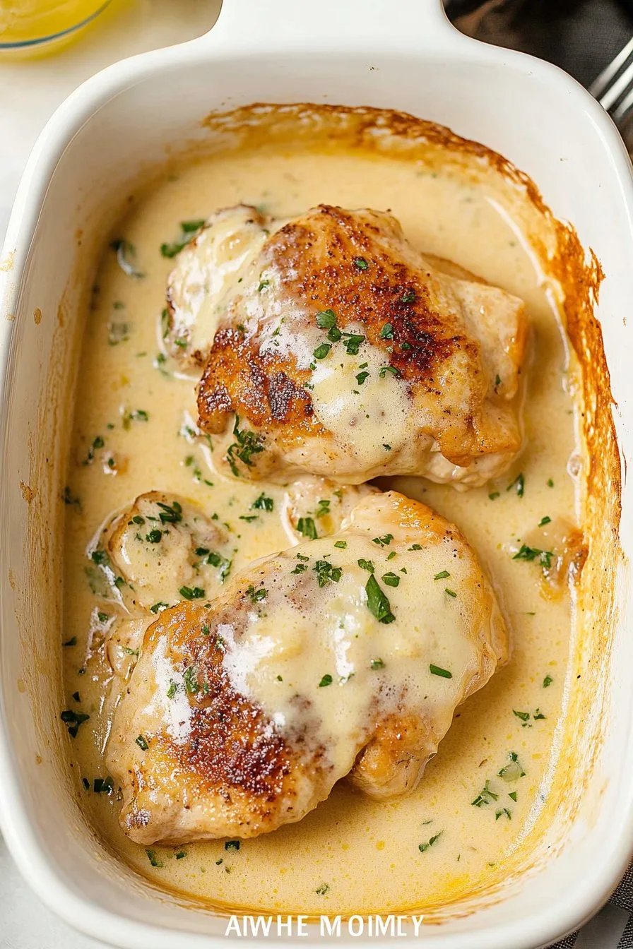 Poulet crémeux au citron (repas en 30 minutes)