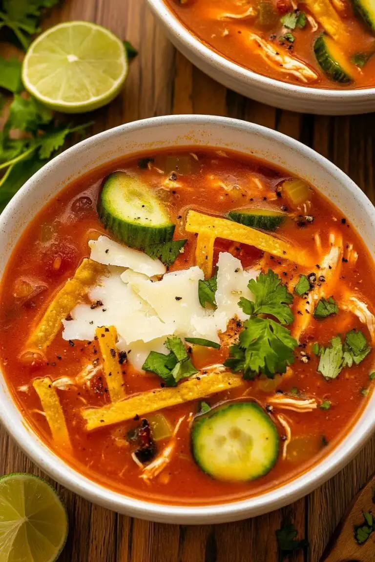 Recette de soupe tortilla au poulet à la mijoteuse Instant Pot