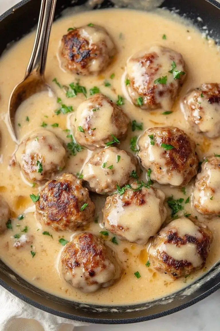 Recette de boulettes de viande suédoises Whole30 avec sauce