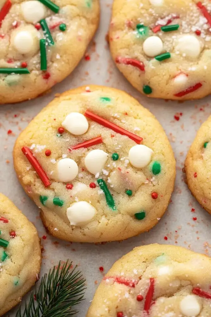 Biscuits de Noël en confettis