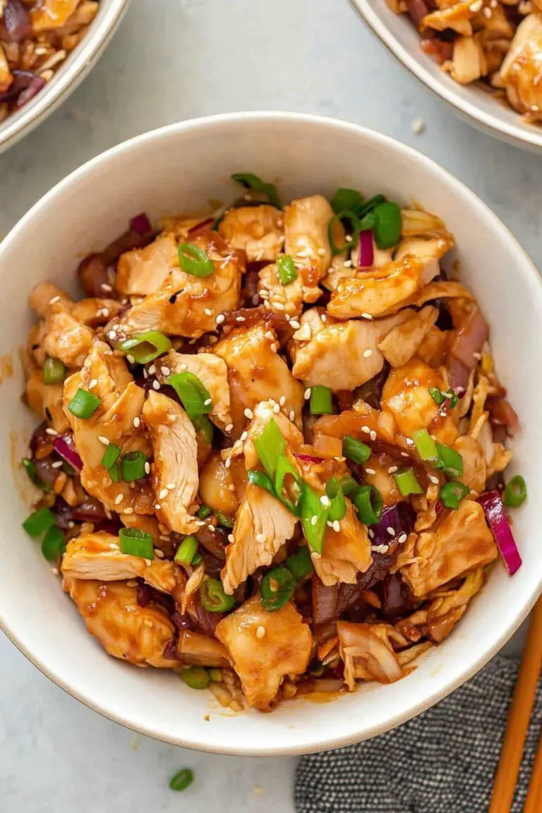 Recette de rouleau de poulet en bol