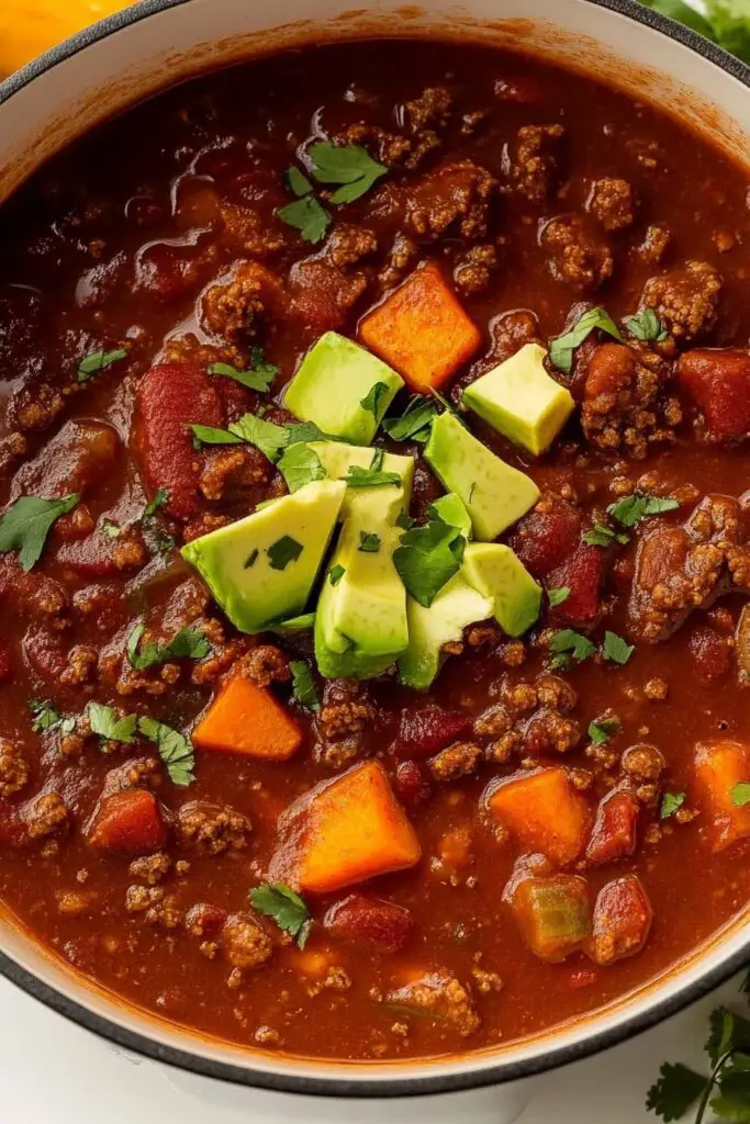 Recette de Chili aux Patates Douces