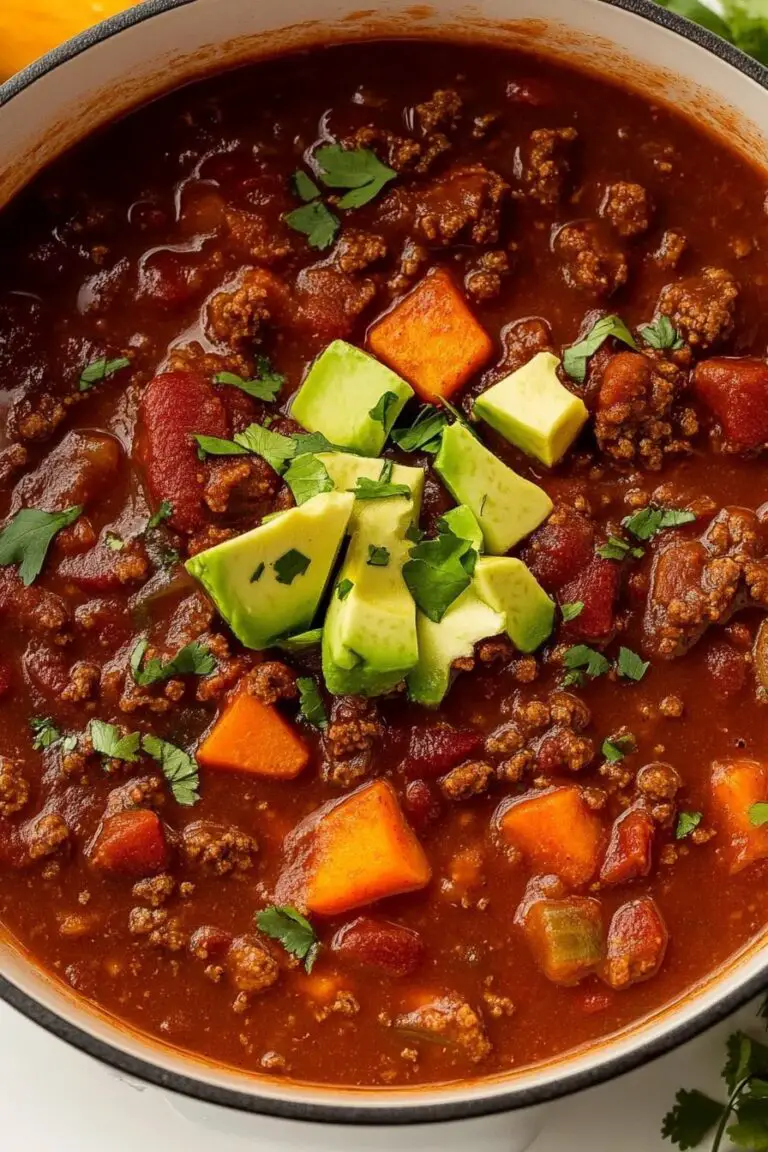 Recette de Chili aux Patates Douces