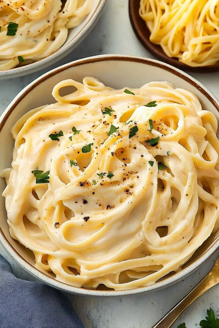 Recette d’Alfredo au fromage cottage
