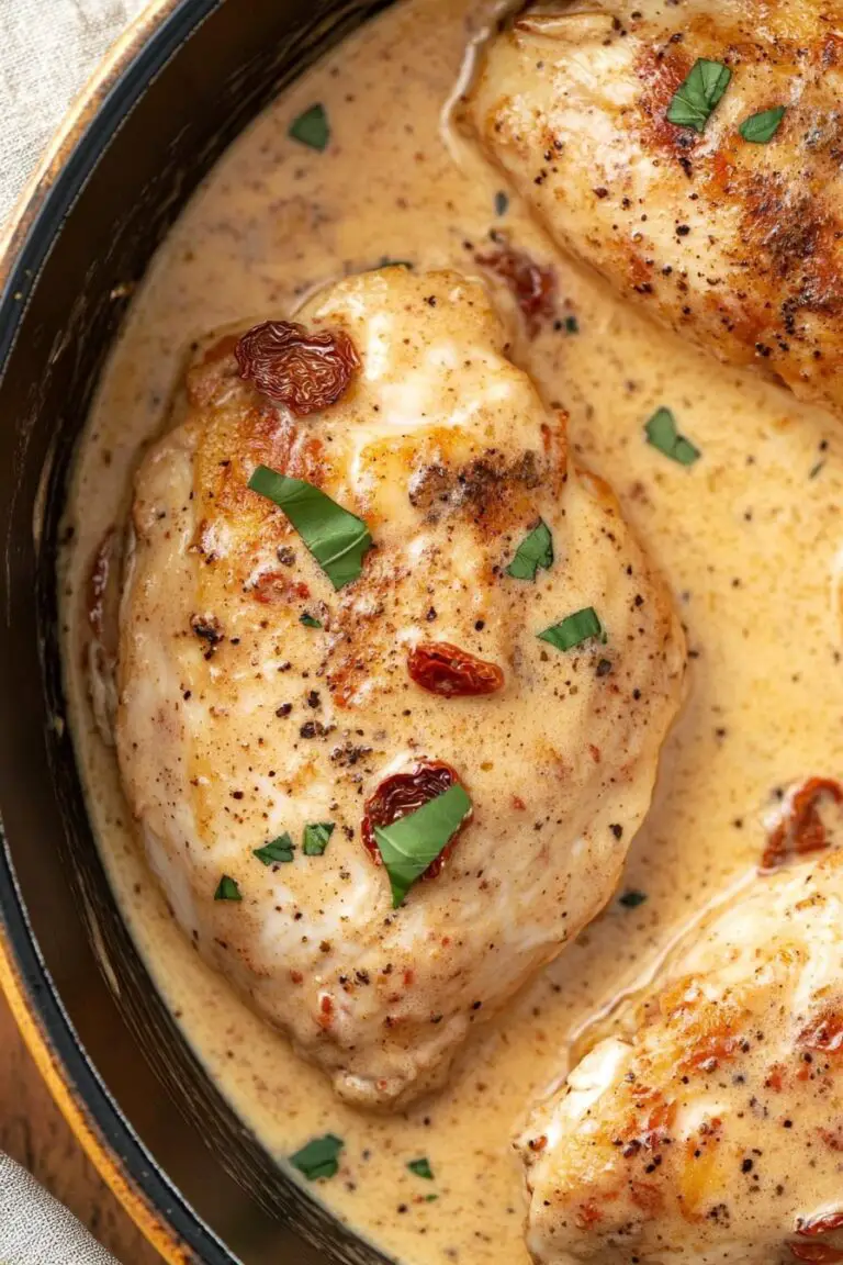 Poulet Marry Me : Sauce Crème aux Tomates Séchées au Soleil