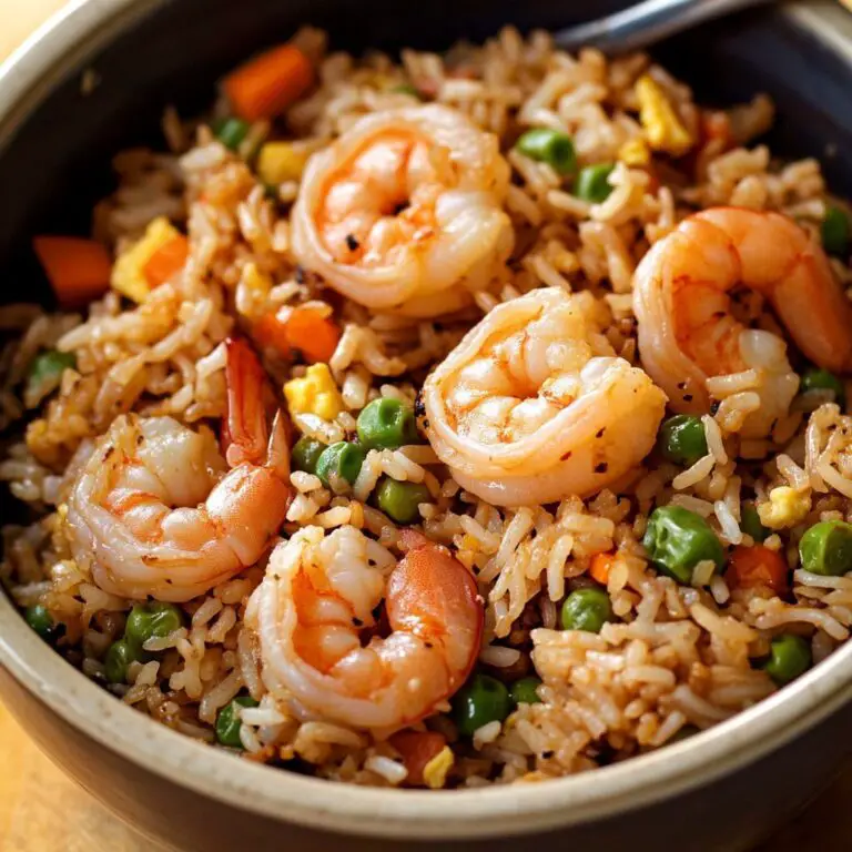 Recette de riz frit aux crevettes