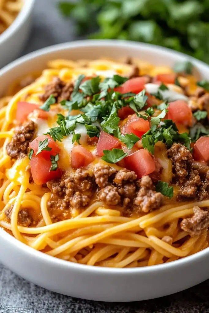 Spaghetti Tacos à la mijoteuse