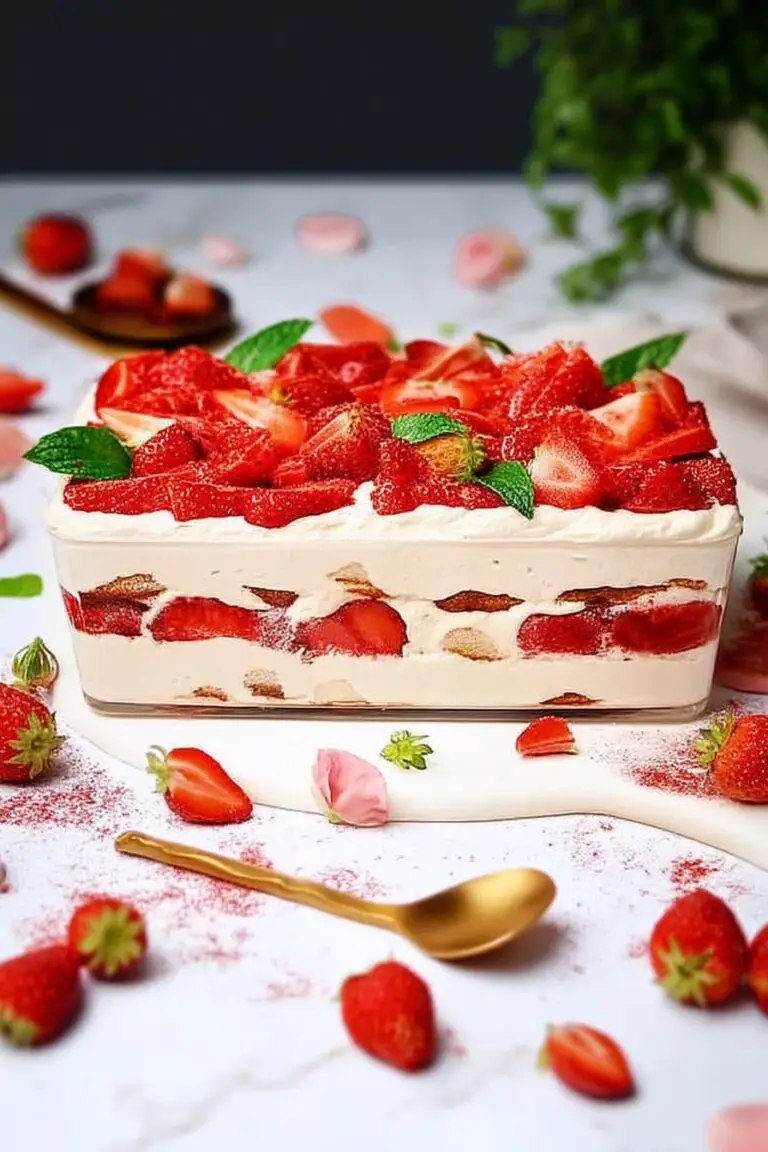 tiramisu aux fraises