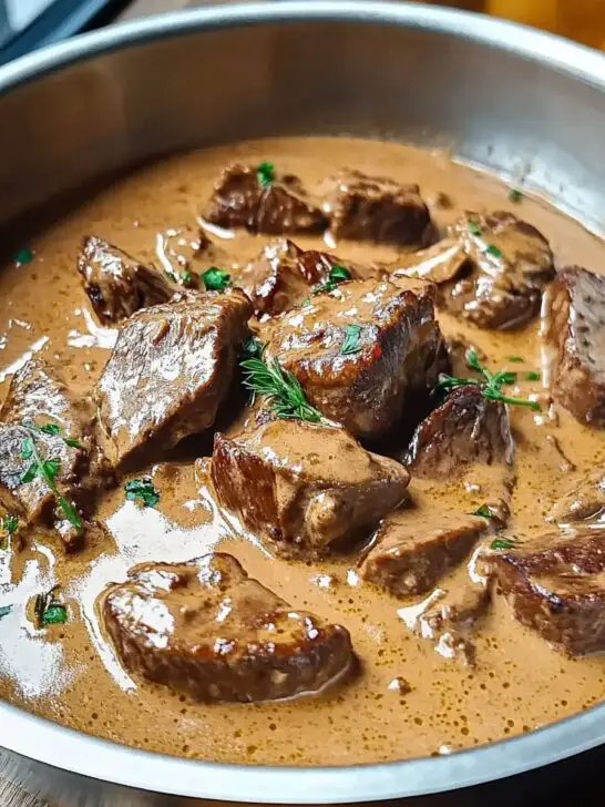 Bœuf Stroganoff à la Façon d’Alain Ducasse
