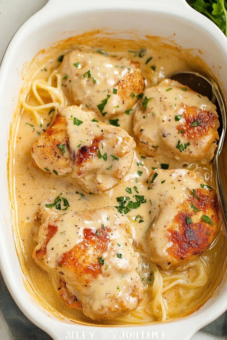 Poulet crémeux au citron (repas en 30 minutes)