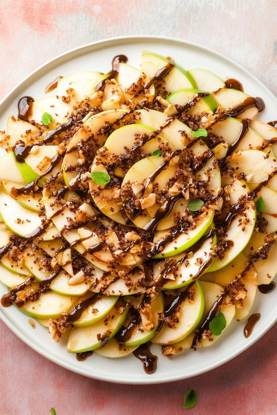 Nachos aux pommes sains-ish