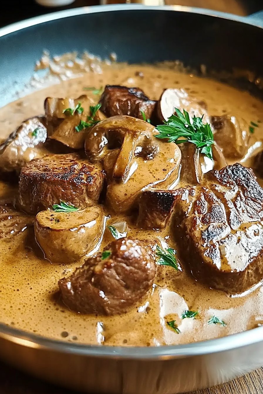 Bœuf Stroganoff à la Façon d'Alain Ducasse