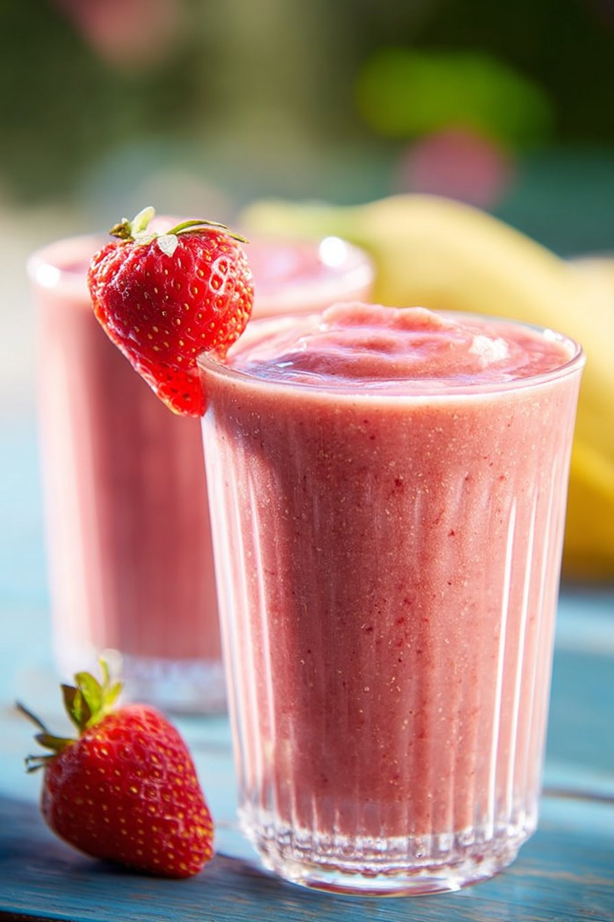 smoothie fraise banane sain