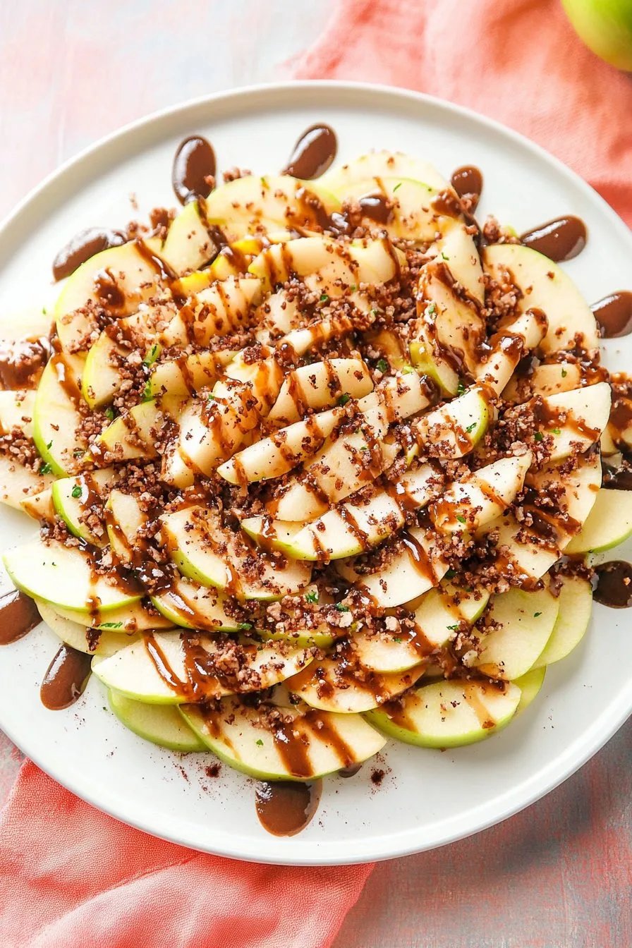 Nachos aux pommes sains-ish