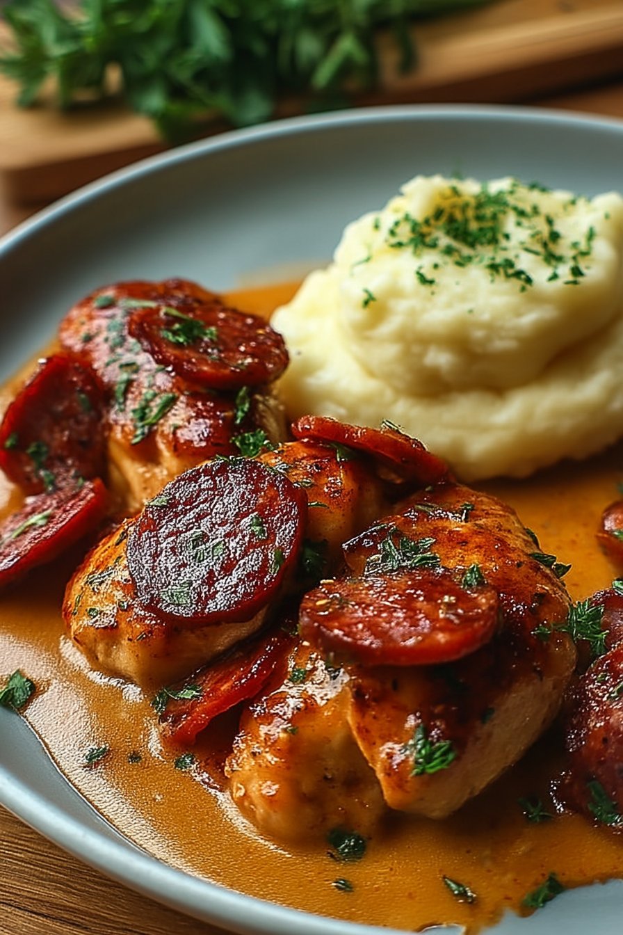 Poulet Fondant au Chorizo