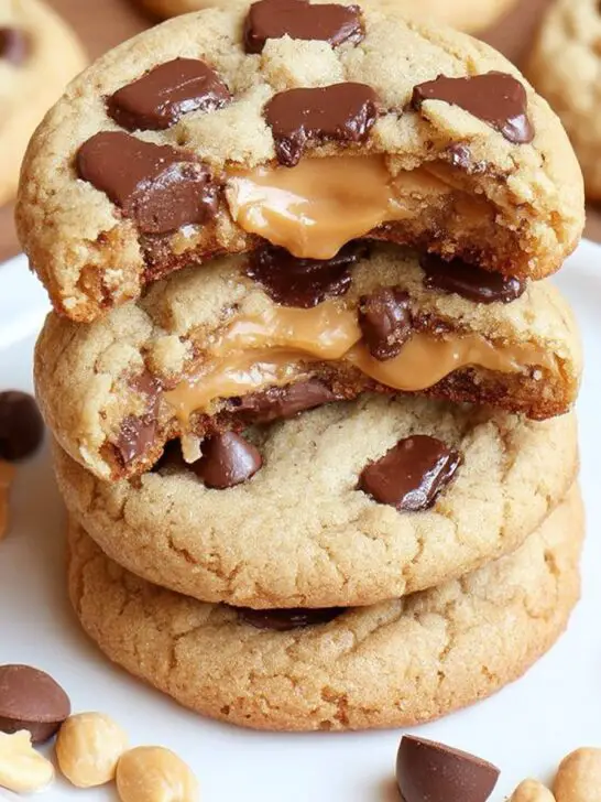 Cookies Cœur Fondant au Beurre de Cacahuète