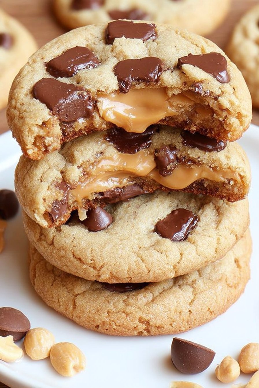 Cookies Cœur Fondant au Beurre de Cacahuète