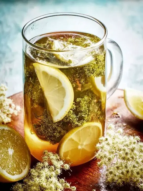 Sirop de fleurs de sureau au citron