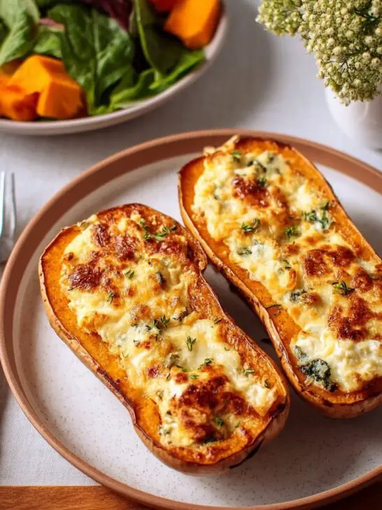 butternut farcie façon tartiflette