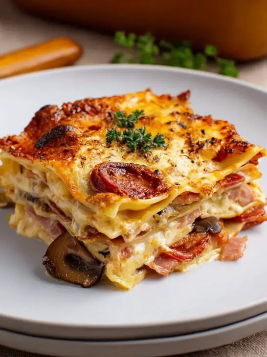lasagnes à la carbonara