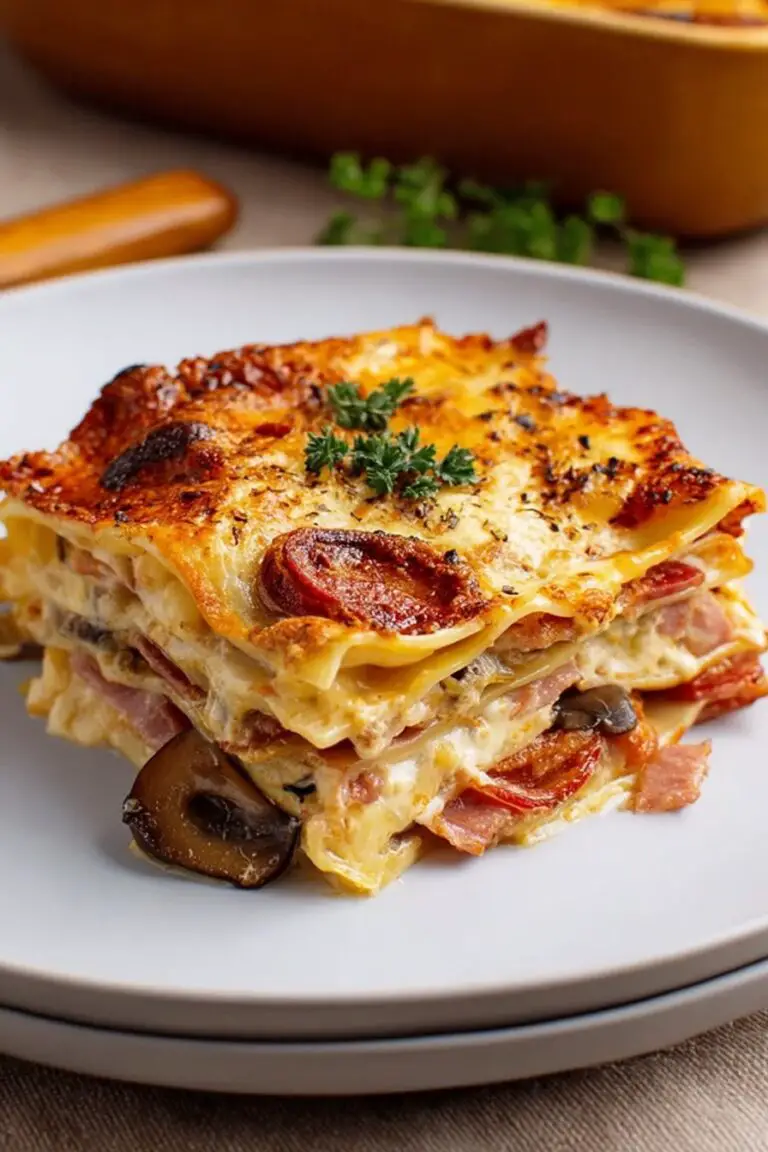 lasagnes à la carbonara