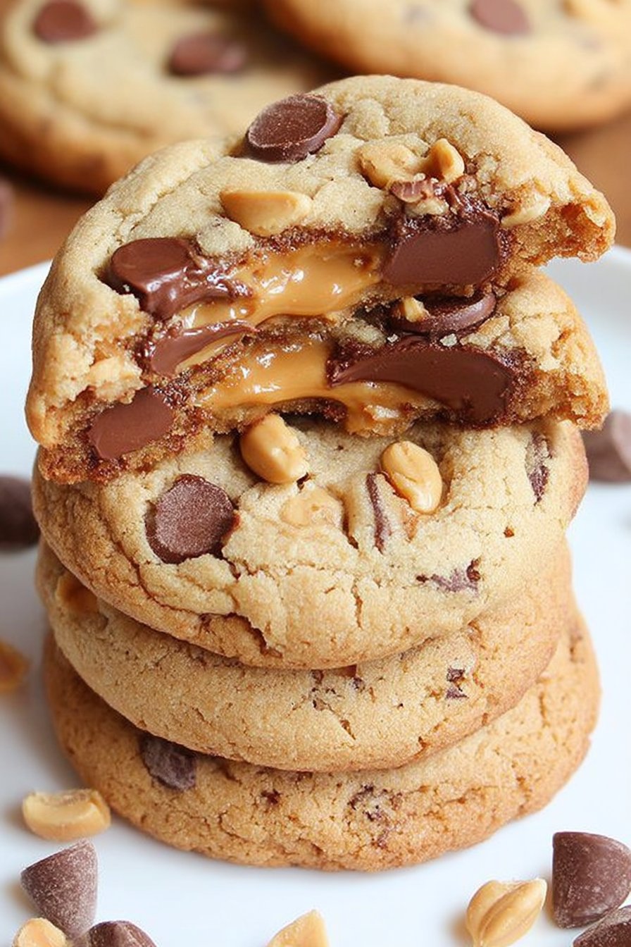 Cookies Cœur Fondant au Beurre de Cacahuète