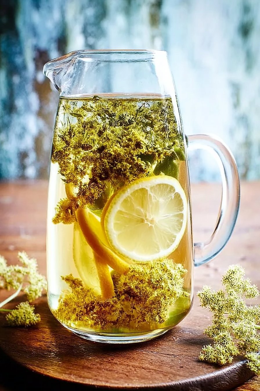 Sirop de fleurs de sureau au citron
