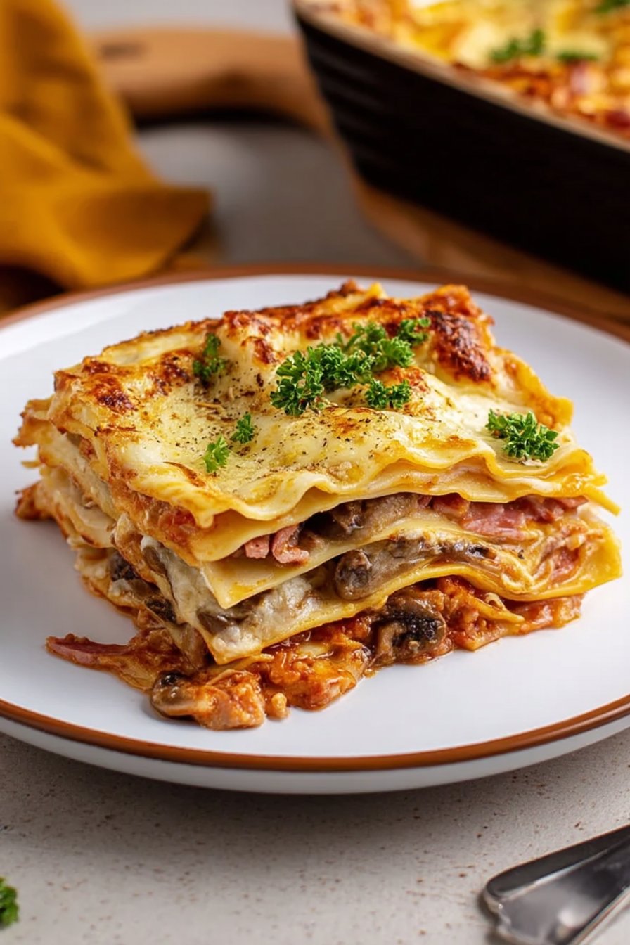 lasagnes à la carbonara