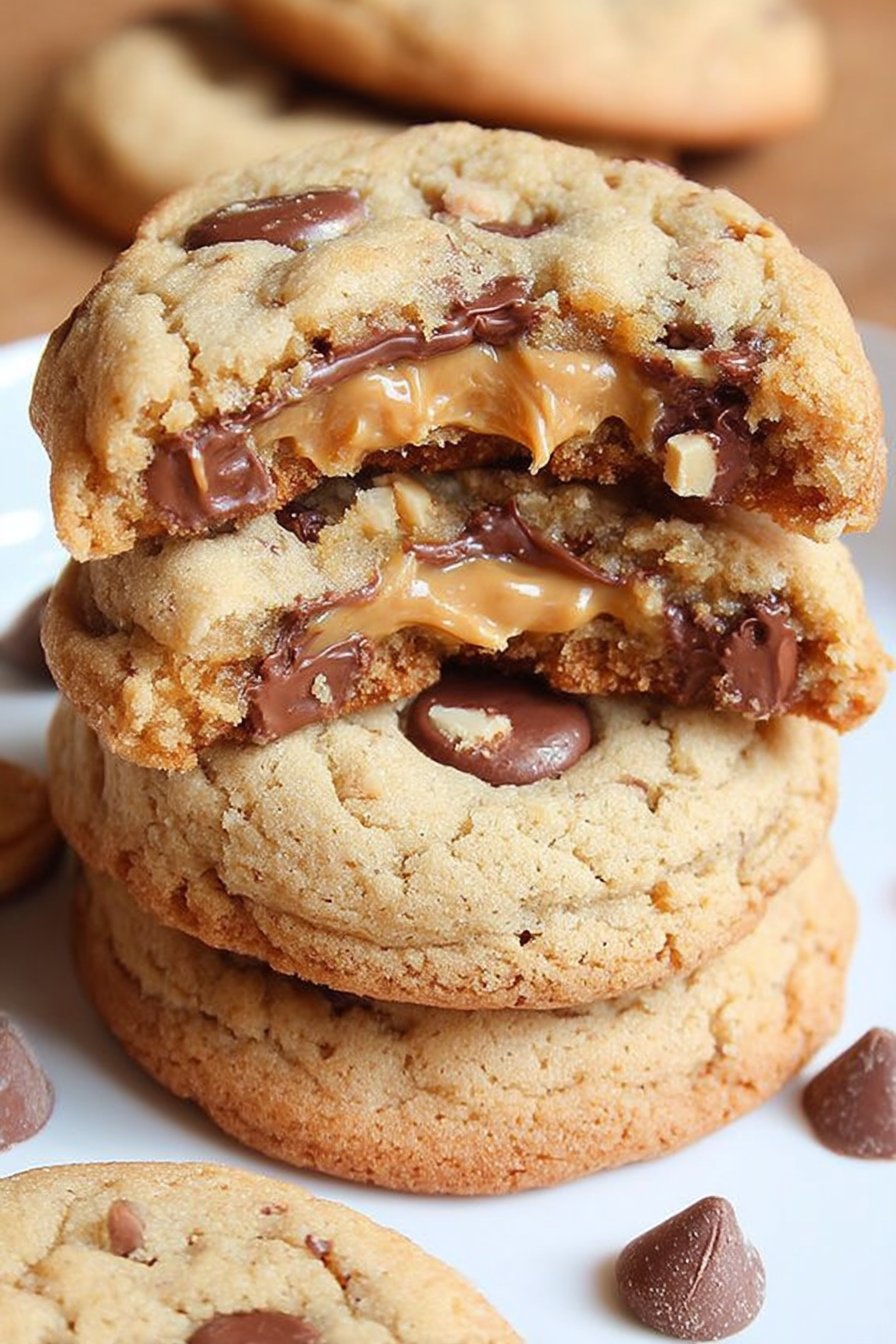 Cookies Cœur Fondant au Beurre de Cacahuète