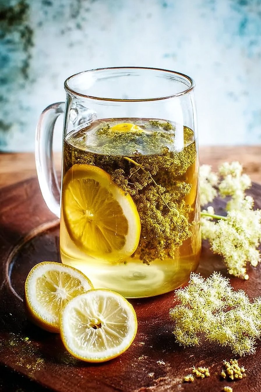 Sirop de fleurs de sureau au citron