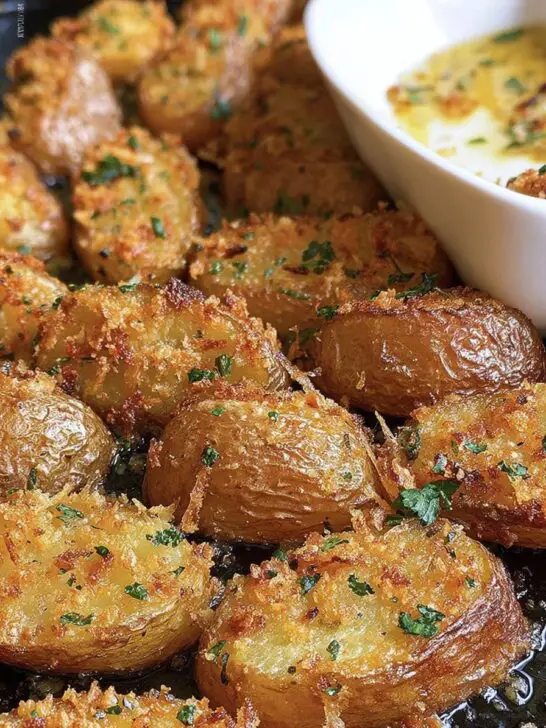 Pommes de terre croustillantes au Parmesan