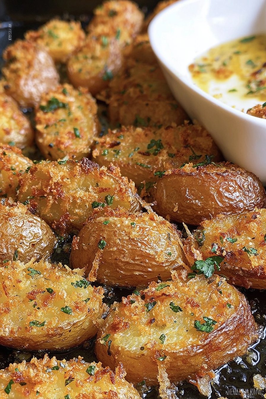 Pommes de terre croustillantes au Parmesan