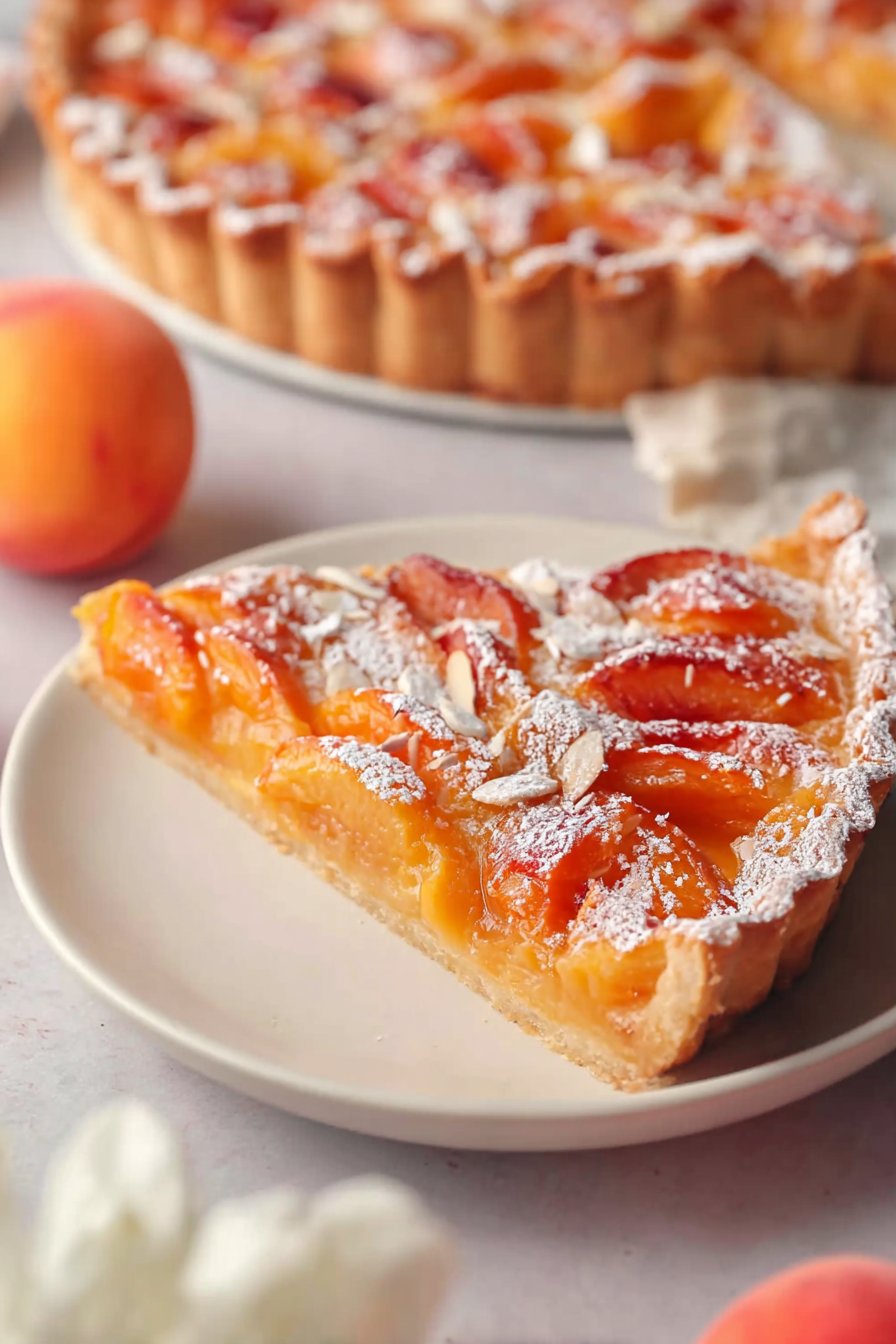 Tarte à l’abricot à la crème d’amande