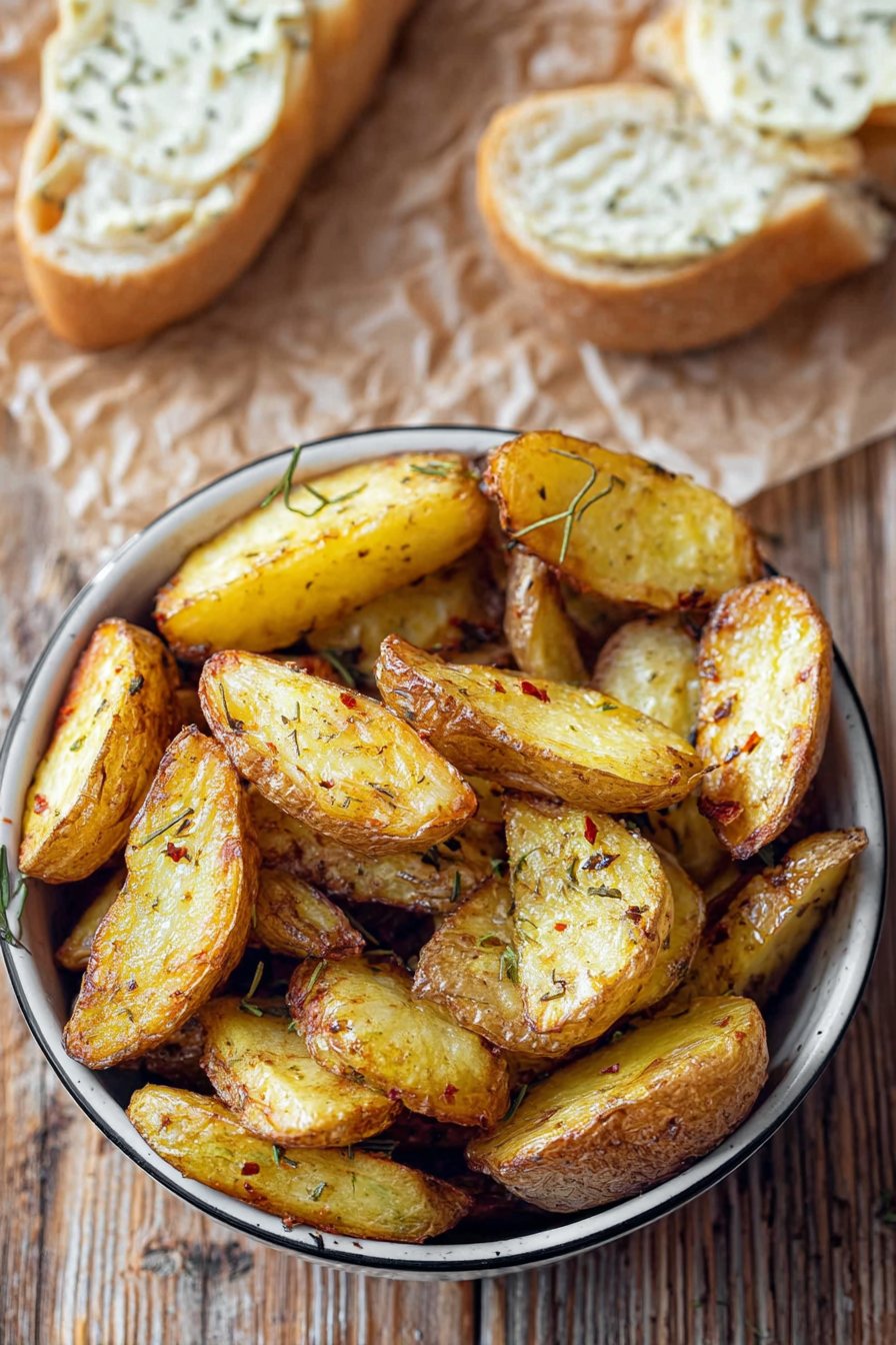 Pommes de terre grenaille à l’air fryer