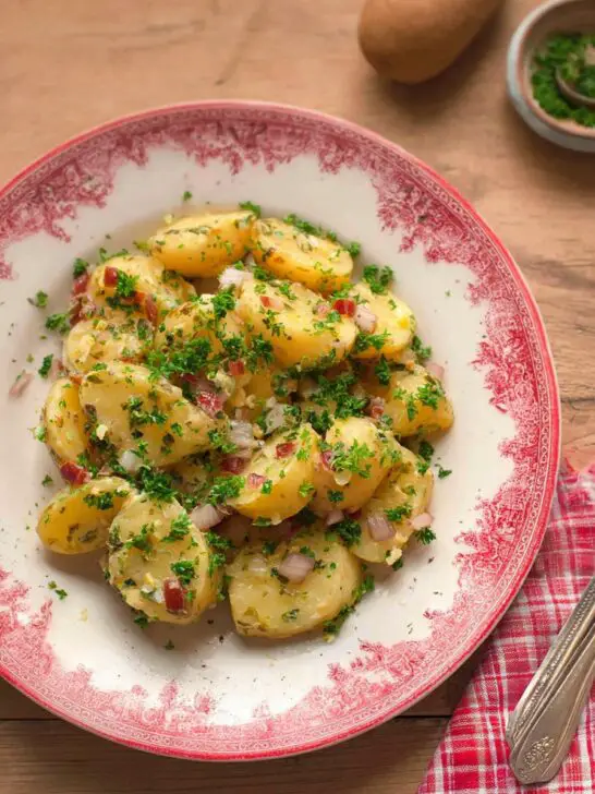 Salade de pommes de terre alsacienne