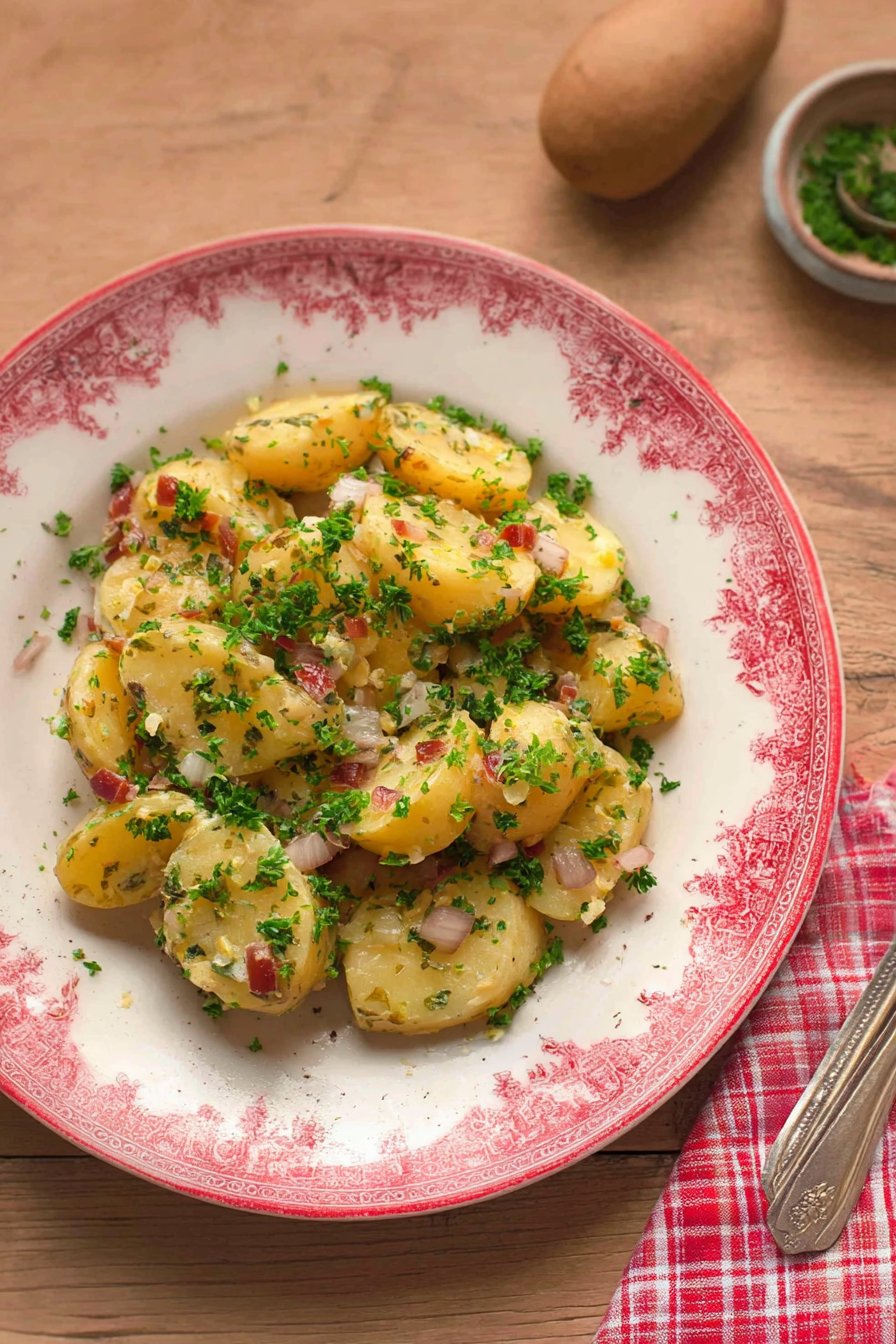 Salade de pommes de terre alsacienne