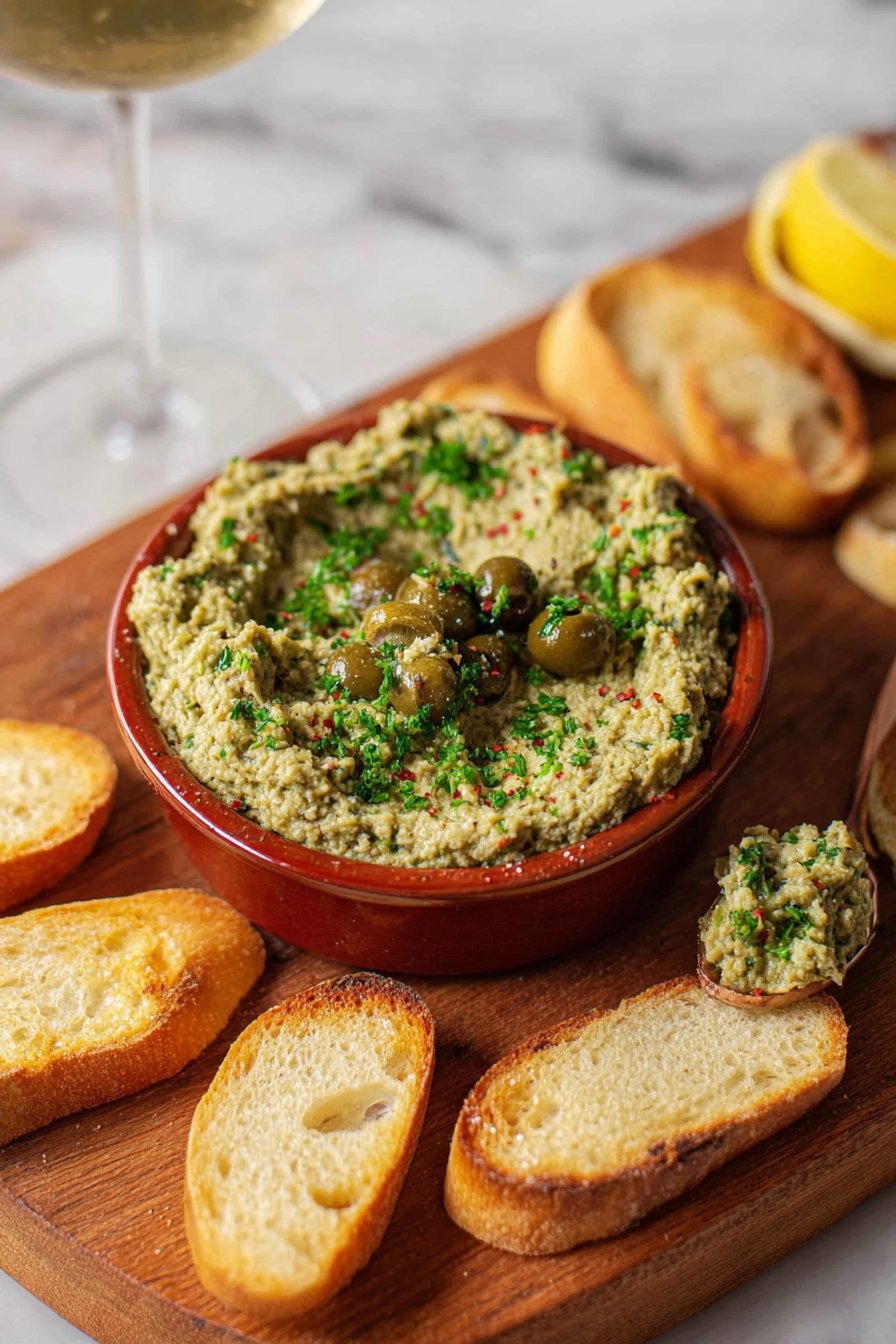 Tapenade aux olives vertes