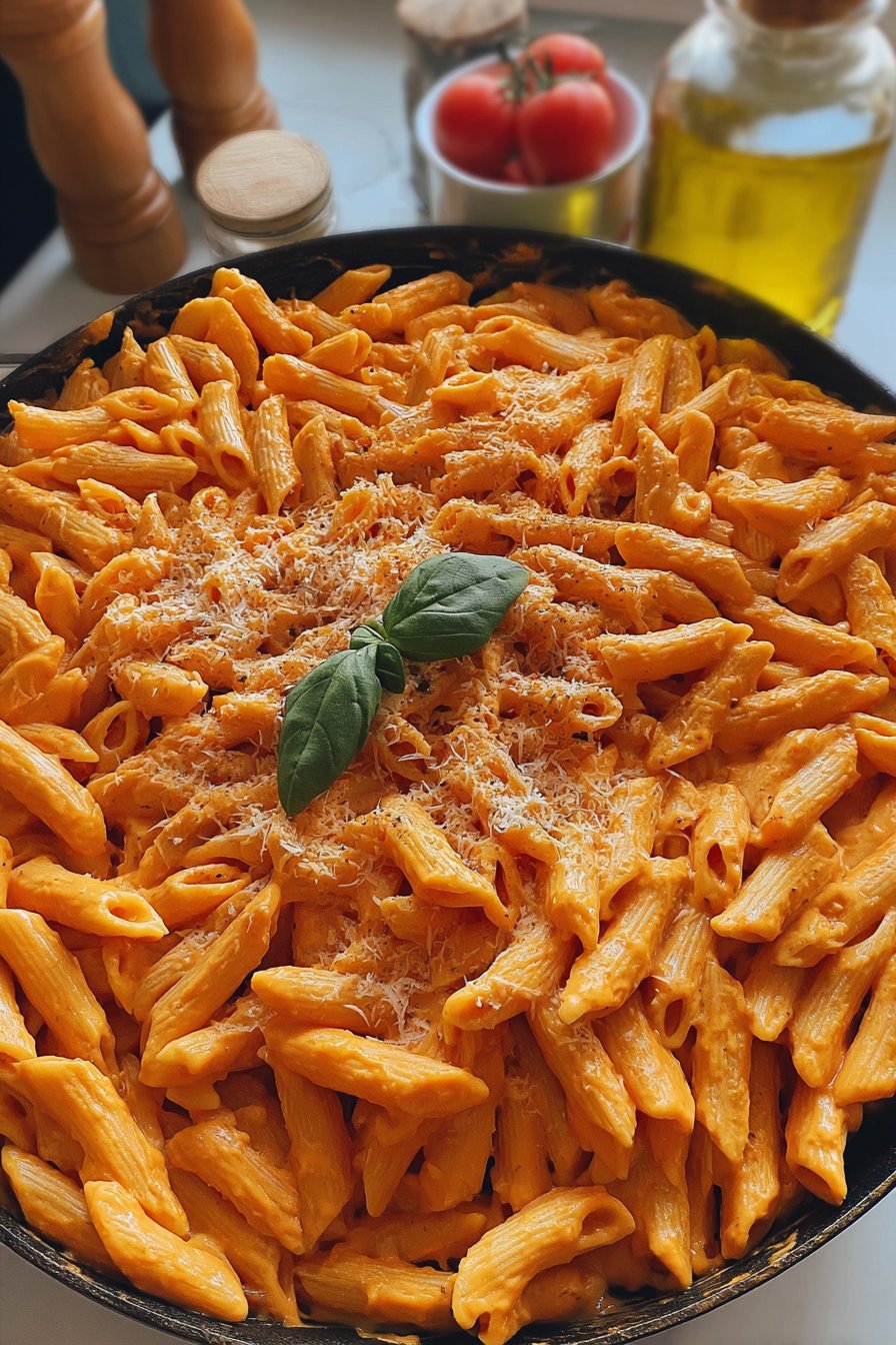 Pâtes à l'orange et au fromage