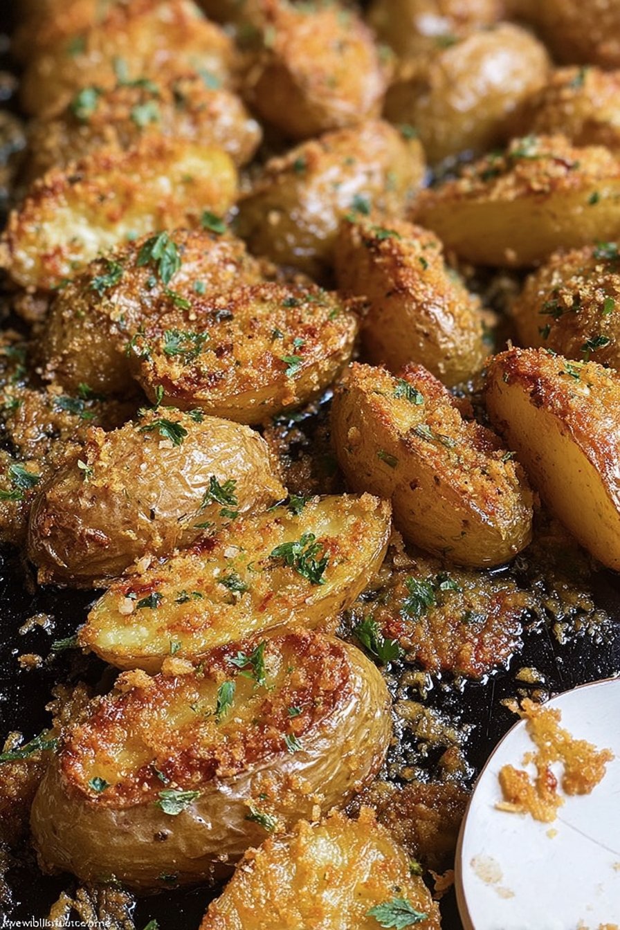 Pommes de terre croustillantes au Parmesan