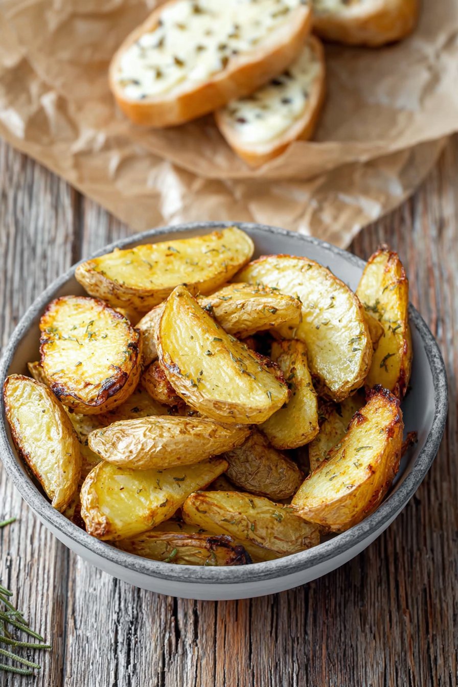 Pommes de terre grenaille à l’air fryer