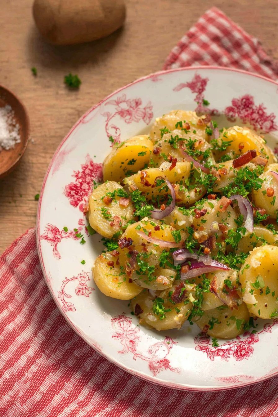 Salade de pommes de terre alsacienne