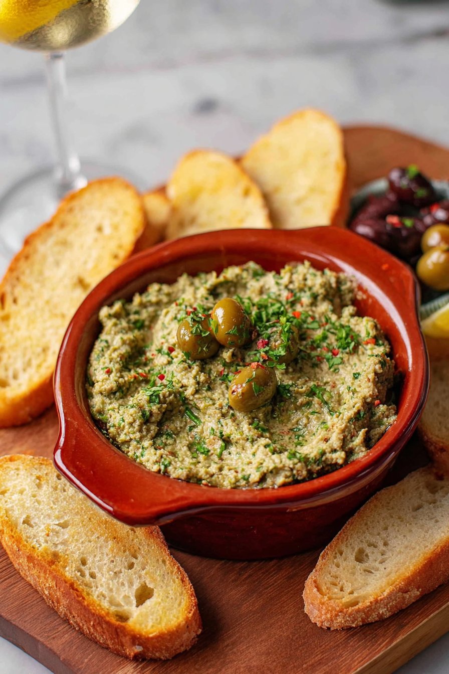 Tapenade aux olives vertes