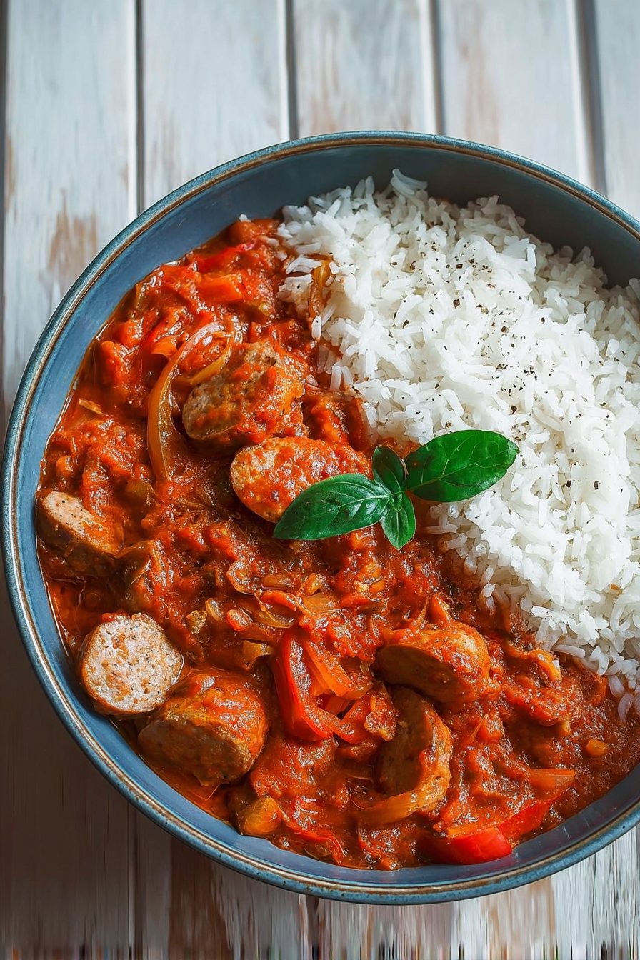 recette rougail saucisse