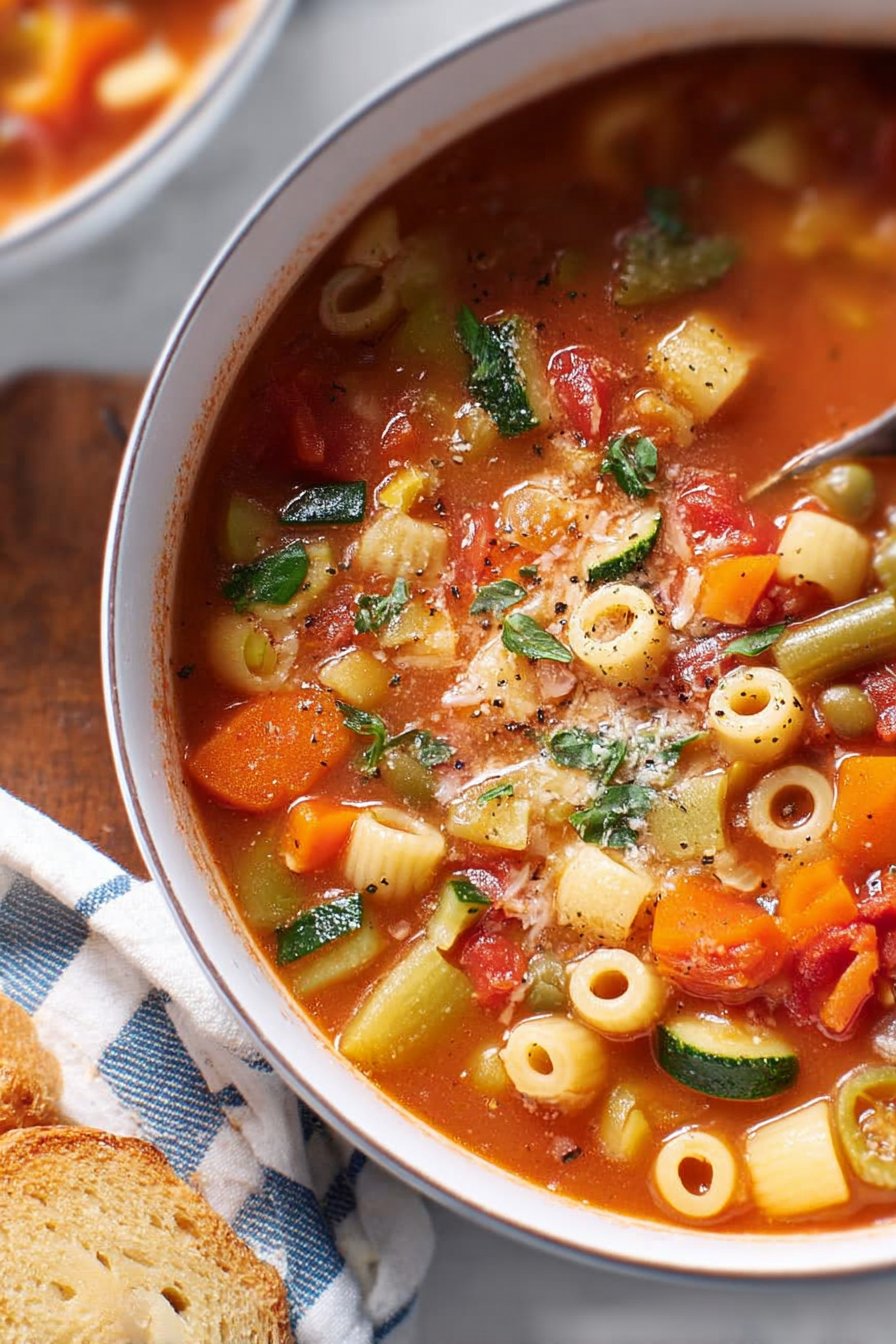 Soupe minestrone facile
